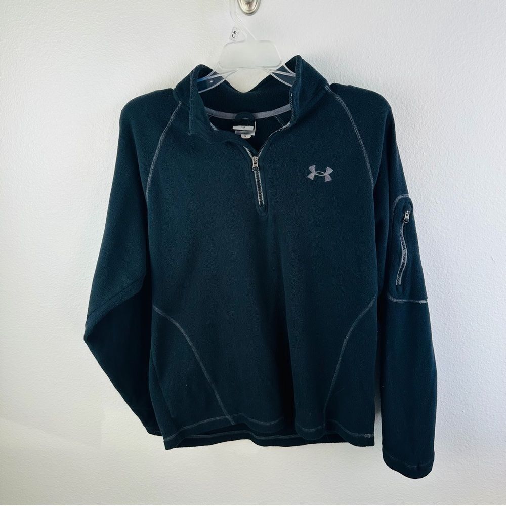 Under Armour Black Fleece Quarter Zip Top Size S